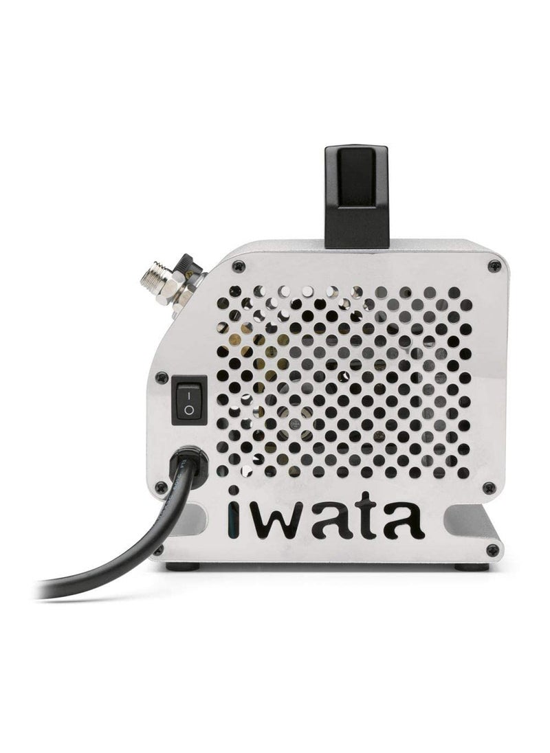 Iwata Iwata-Medea Studio Series Silver Jet Single Piston Air Compressor  - Image 5