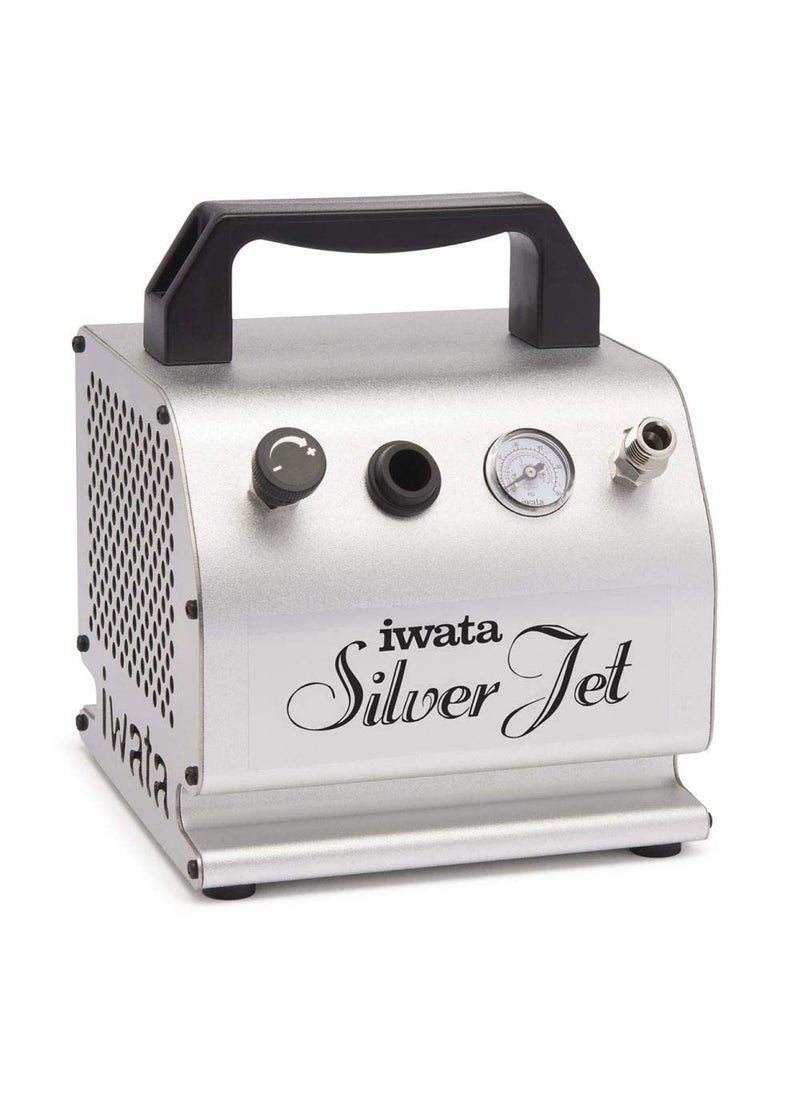 Iwata Iwata-Medea Studio Series Silver Jet Single Piston Air Compressor  - Image 2