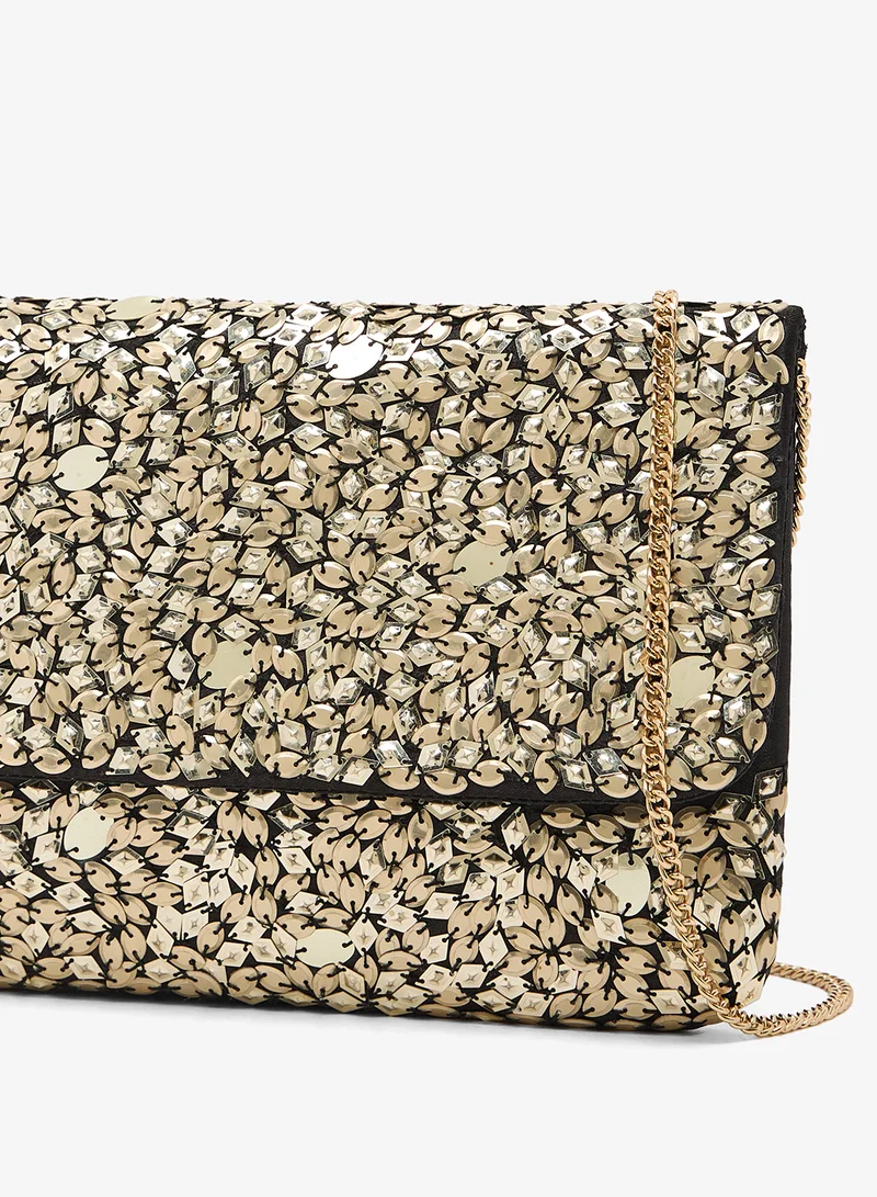 GLAMOROUS Flap Over Clutch