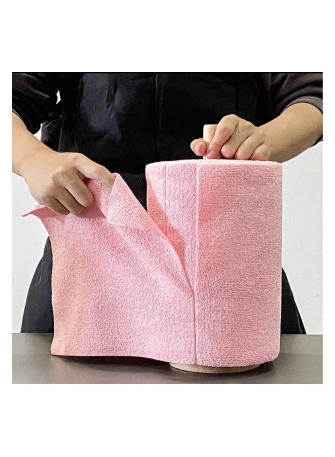 Kitchen Towel Roll, 20pcs Cleaning Cloth, Premium Microfiber, Reusable Tear Away Cleaning Rag for Car Home Garage Bathroom, Easy Cleaning All Surfaces  - Image 2
