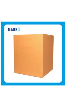 MARKQ [10 Pack] Large Double Wall 100% Recyclable Corrugated Cardboard Moving Boxes with 32 KG Capacity, 45 x 45 x 70 cm Brown Carton for Packaging, Shipping and Storage, 5 ply  - Image 5