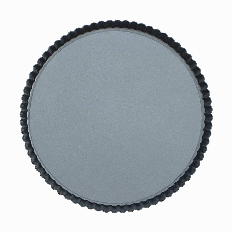 Webake 11 inch Tart Pan Heavy Duty Quiche Pan Removable Bottom Nonstick Round Pie Pan