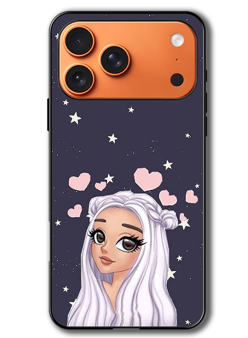 Theodor Case Compatible with Apple iPhone 17 Pro Max 6.9 Inch Protection Shockproof Bumper Cover Love Star Background - Image 1