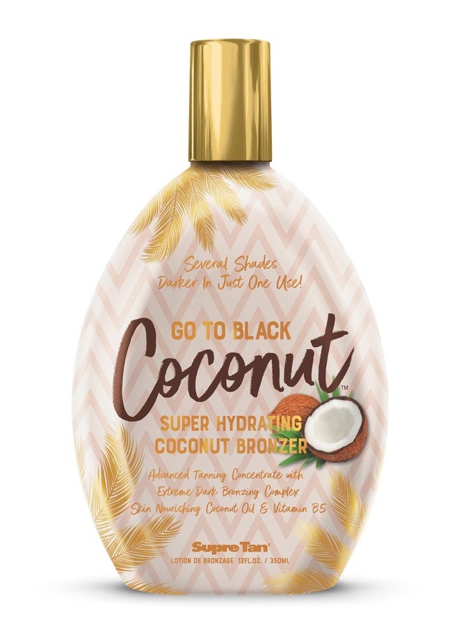 Supre Tan Go To Black Coconut Bronzer Tanning Lotion 12 fl oz - Image 1