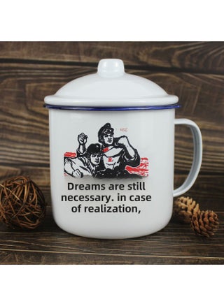 Old-fashioned Nostalgic Thickened Double-lined Iron Tea Jar With Lid Veteran Cadres Cup Cup Cup Cup Cup Optional Pattern Printing-Color:Dreams Still Exist.-Capacity:12cm 1000mL (with Lid) - pzsku/Z64F57C0196982AF110BCZ/45/_/1742886345/1756bd8f-029f-46b4-ad98-9ca0fba49918