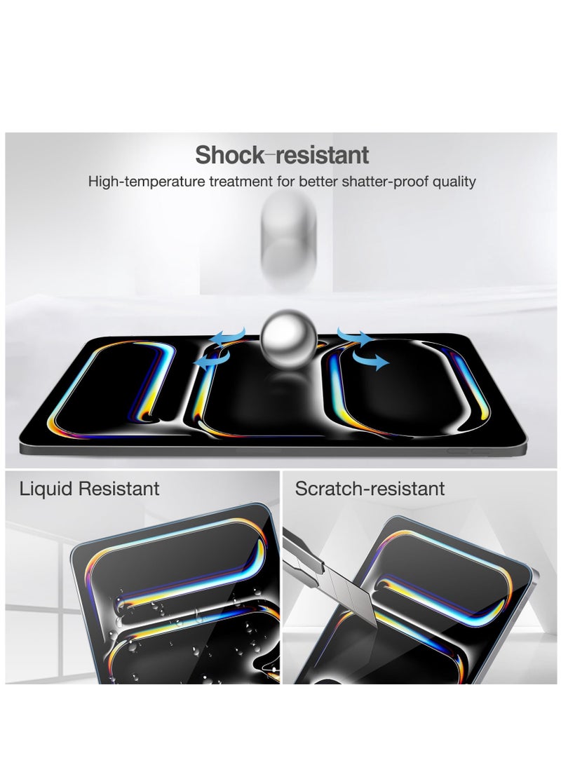 (1 Pack) Case Screen Protector for IPad Pro 13 Inch(M4) 2024 Tempered Glass Screen Saver Protective Film Guard  - Image 5