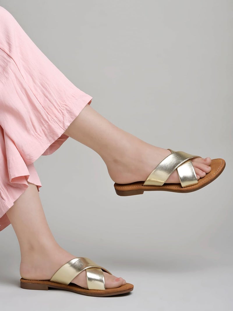 Shoetopia صندل مسطح نسائي من شوتوبيا - Image 3