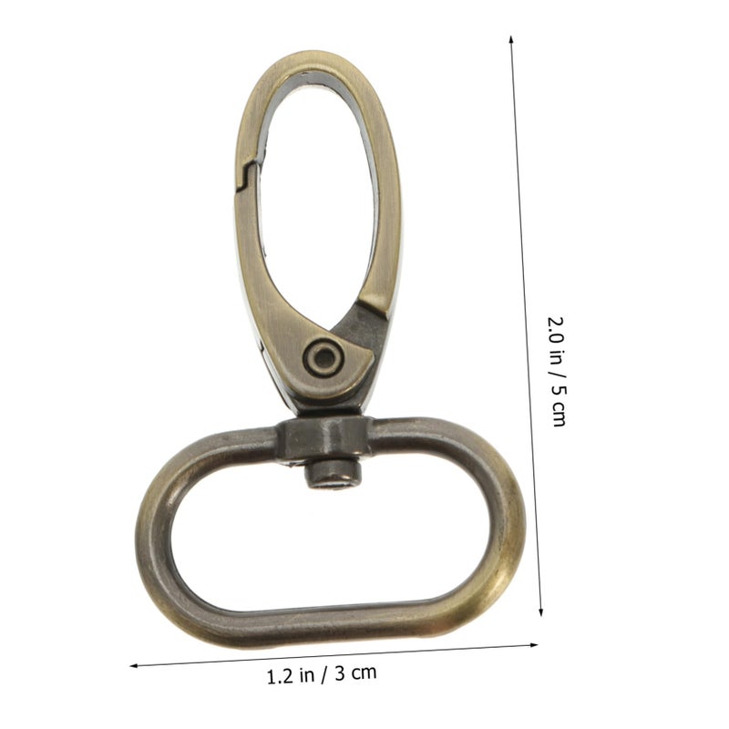 20Pcs Antique Bronze Heavy Duty Snap Hooks Lobster Claw Clasps for Bags Keychains Crafts - Image 4