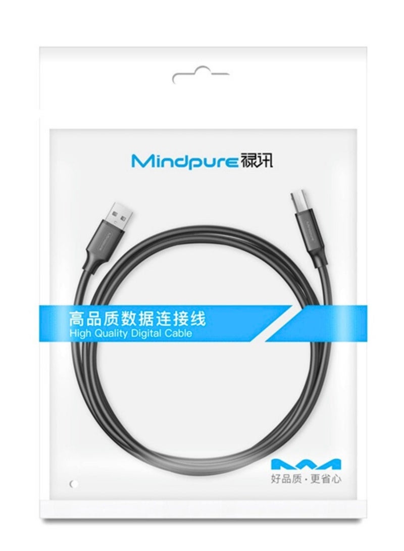 كابل طابعة مايند بيور Mindpure بطول 3 متر، كابل سكنر USB 2.0 عالي السرعة من النوع A إلى B، متوافق مع طابعات اتش بي، كانون، إبسون، براذر، سلك طابعة، ملحقات كمبيوتر، توصيل سريع، مكتب، طابعة ليزر - Image 5