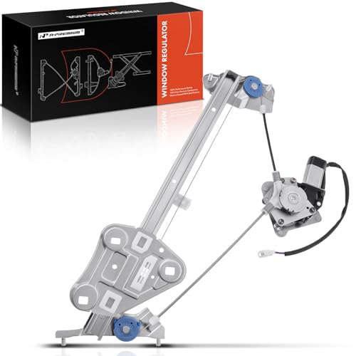 A-Premium Window Regulator with Motor Compatible with Chrysler Sebring Dodge Stratus 2001-2005 Mitsubishi Eclipse 2000-2005 Front Driver Side - Image 1