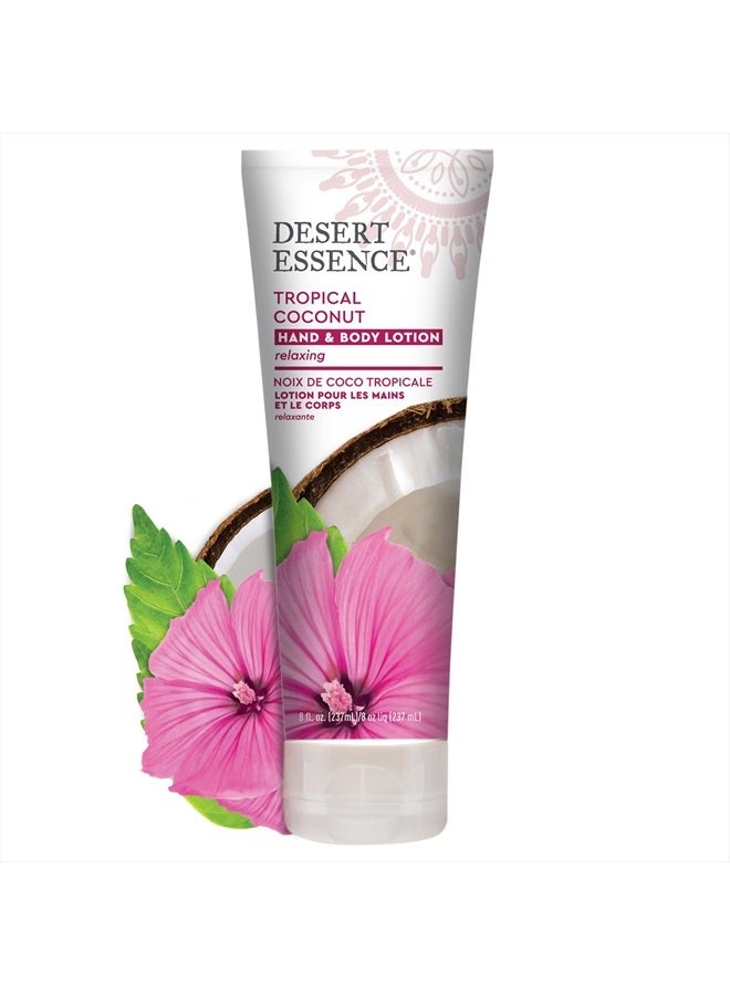 Desert Essence Coconut Hand and Body Lotion 8fl oz - Image 1