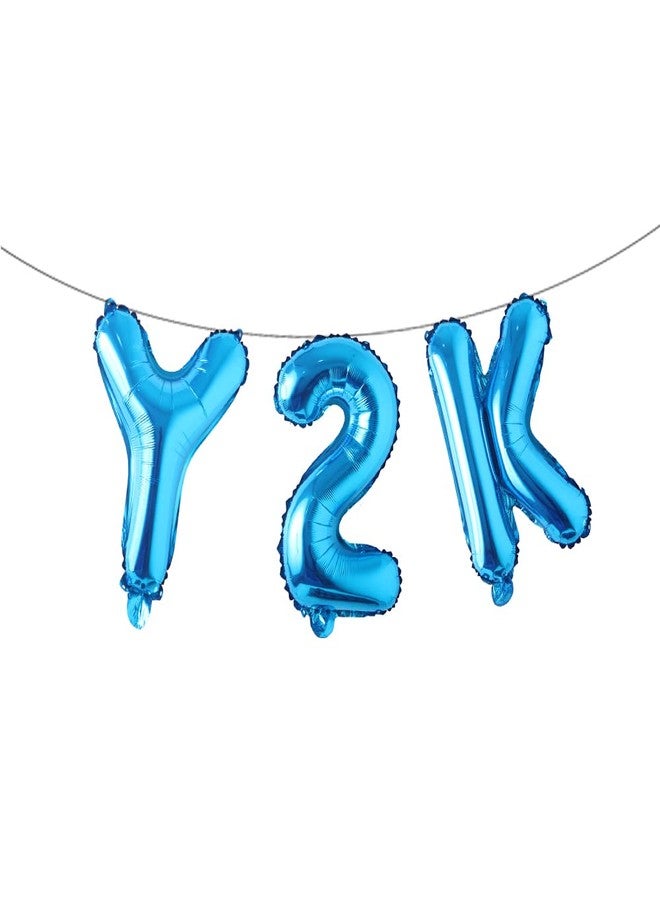 RUIANSI Y2K Pink Party Balloons & Decorations for Girls' Birthdays - Early 2000s Themed Party Set with Blue Balloons - Image 1