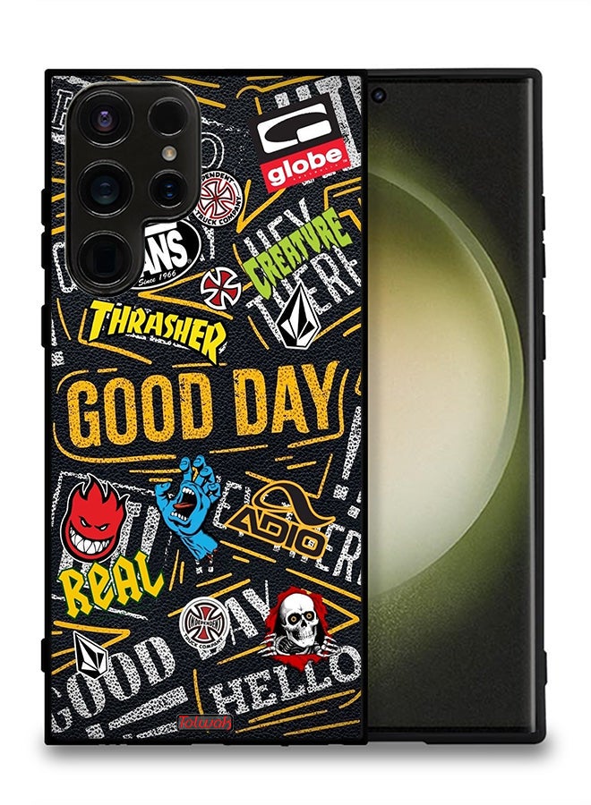 Tolwak Samsung Galaxy S23 Ultra 5G Protective Case Cover Good Day - Image 2