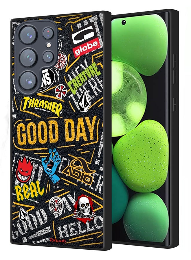 Tolwak Samsung Galaxy S23 Ultra 5G Protective Case Cover Good Day - Image 1