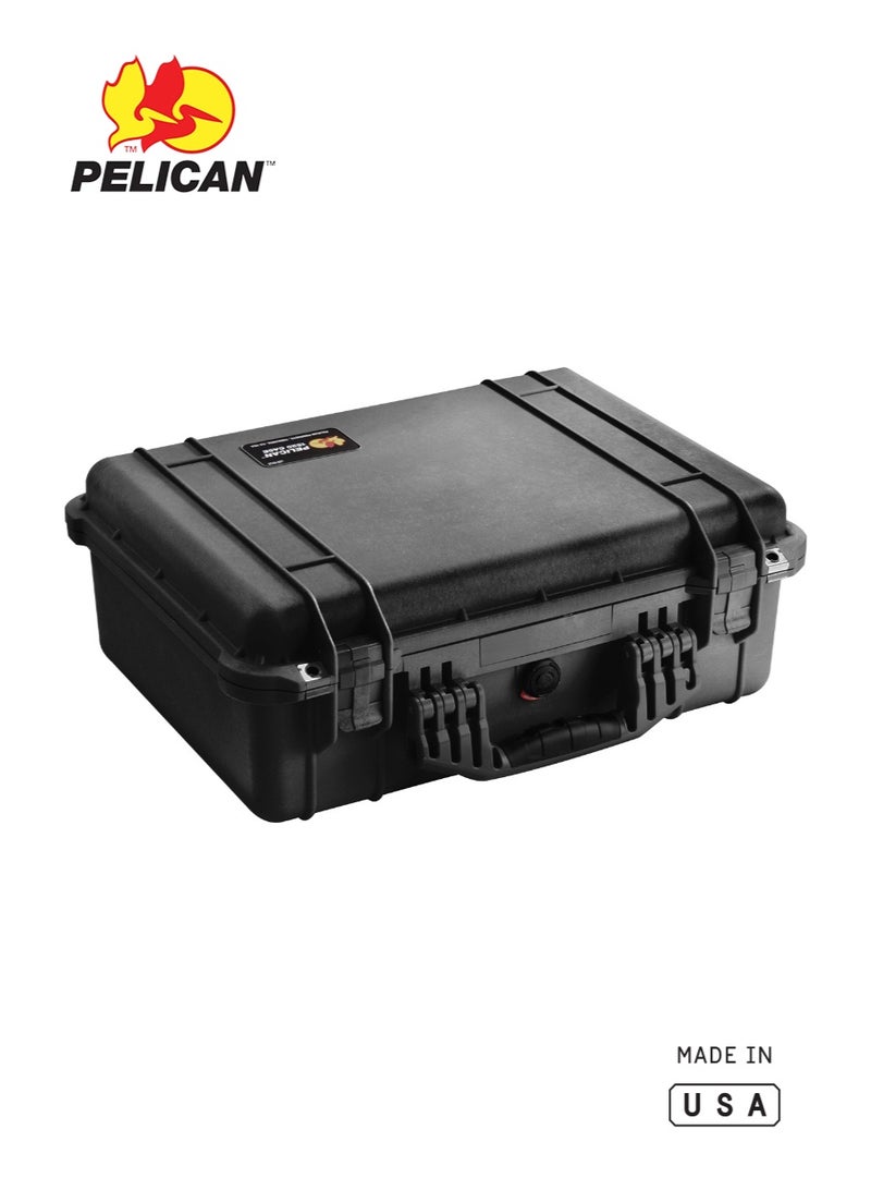 Pelican 1520 Protector Case with No Foam, Black, IP67 Waterproof Hard Case