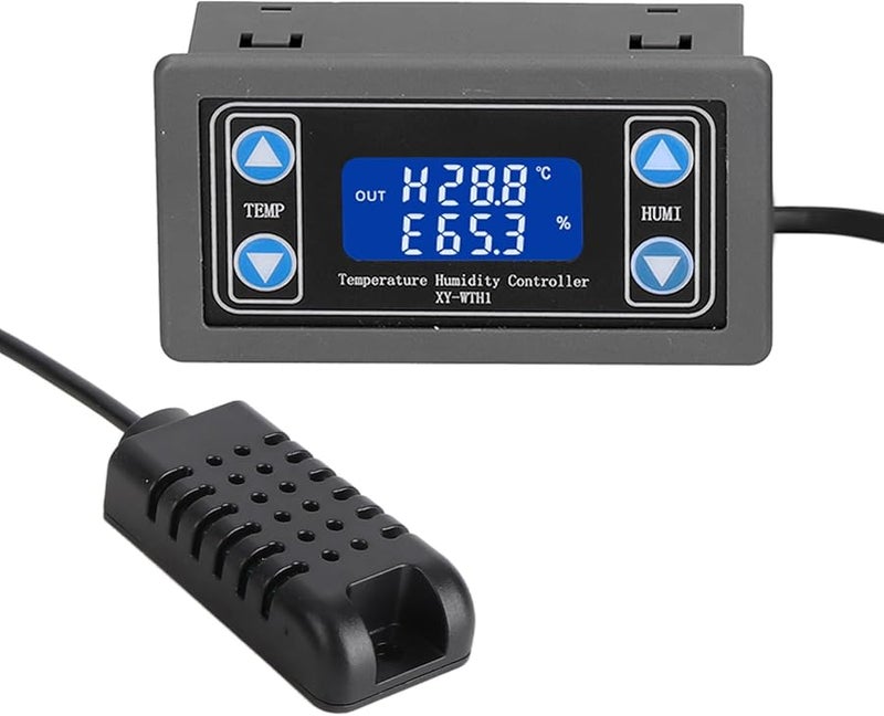 جهاز تحكم رقمي بشاشة LCD لدرجة الحرارة والرطوبة لحضانة التربية في البيوت المحمية - Image 2