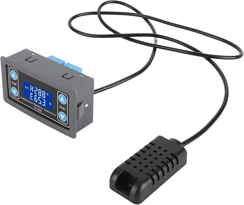 جهاز تحكم رقمي بشاشة LCD لدرجة الحرارة والرطوبة لحضانة التربية في البيوت المحمية - Image 4