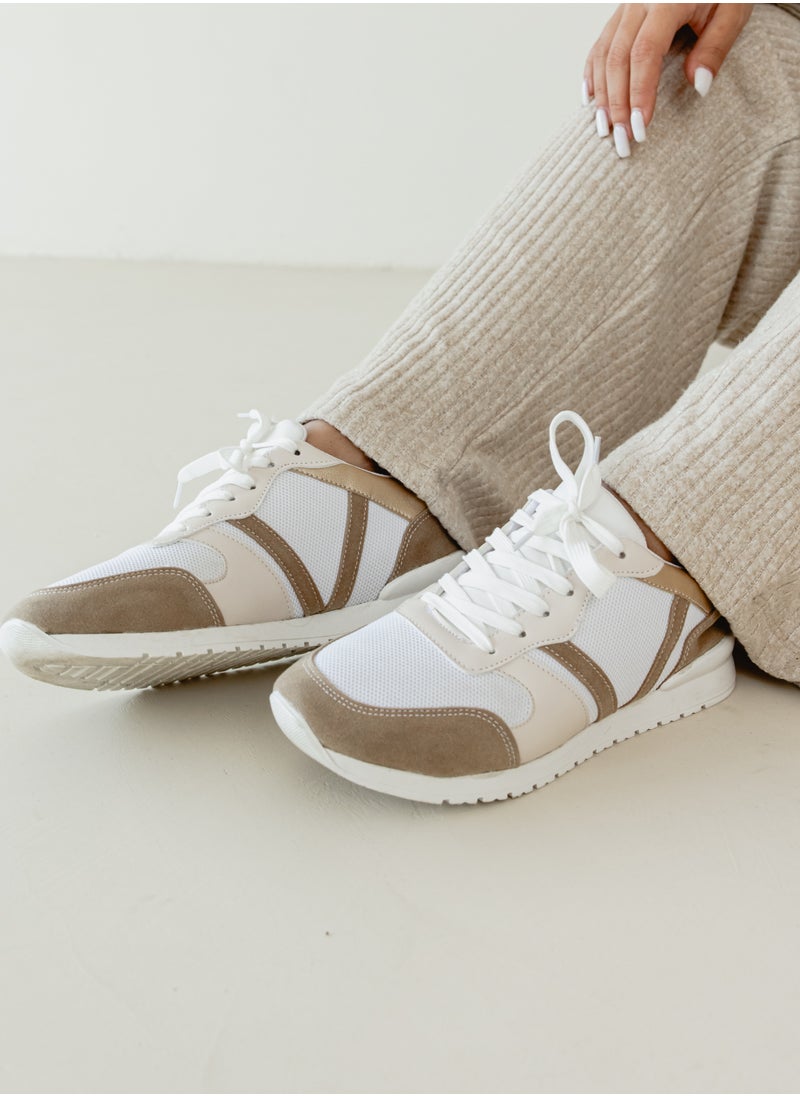 بافو - BBeige Sneakers - Image 1