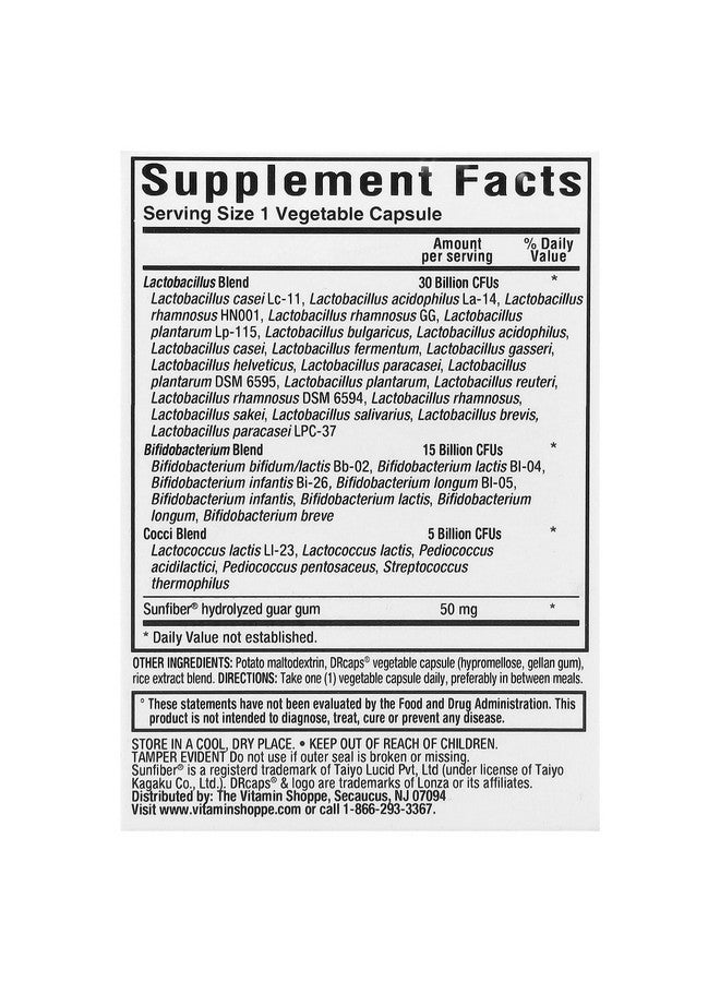 ProBioCare Probiotic for Women - 50 Billion CFUs - Supports Digestive, Immune & Vaginal Health with Lactobacillus, Bifidobacterium, Gluten-Free, Dairy-Free, Non-GMO (30 Vegetable Capsules) - Image 2