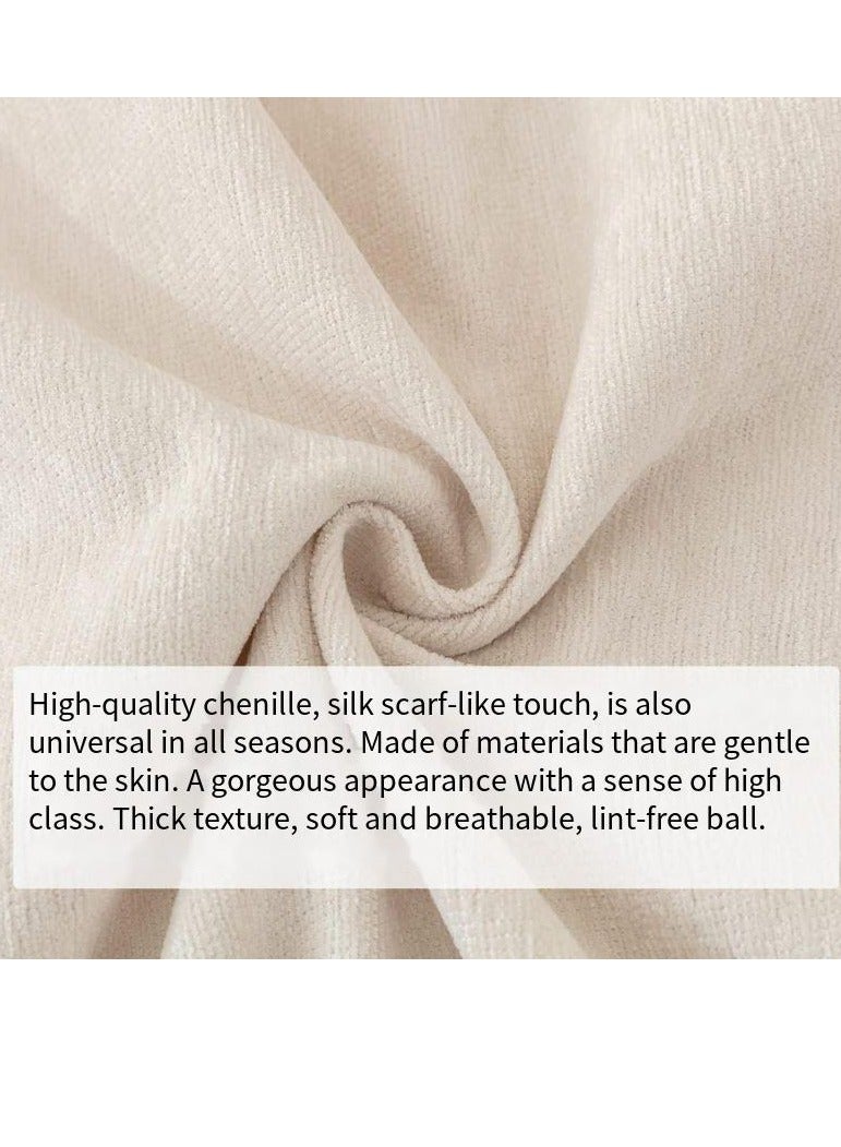 مارلا مول غطاء أريكة على الطراز البوهيمي، مناسب لغطاء الأريكة الزاوية (على شكل حرف L)، غطاء أريكة قابل للغسل، ناعم، مسامي، عالمي لجميع المواسم، مقاوم للماء، مضاد للخدش ومضاد للغبار. (أبيض، الطول: 300 × العرض: 180 سم) - Image 2