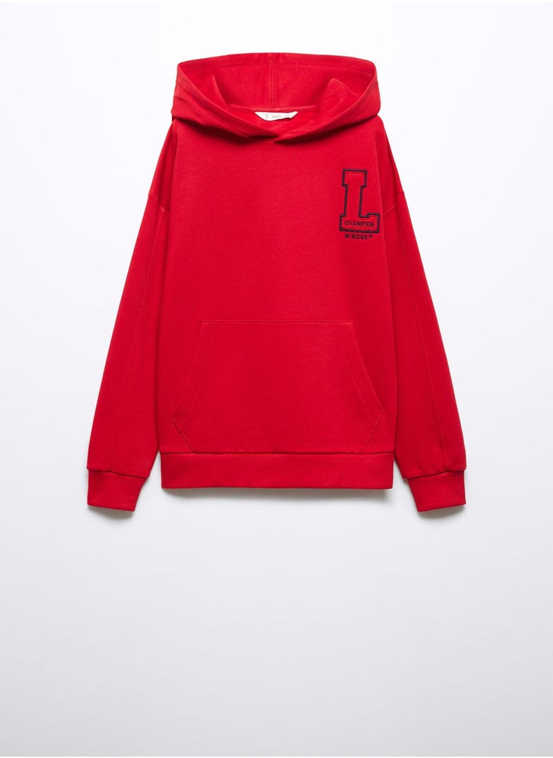 MANGO - Kids Essential Hoodie - Image 1