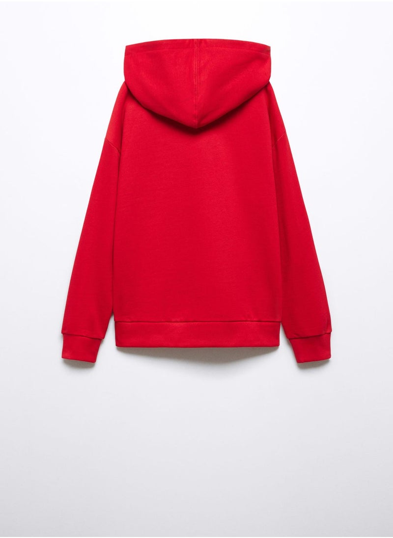 MANGO - Kids Essential Hoodie - Image 1