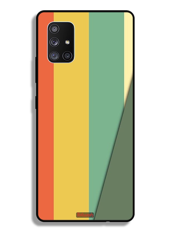 Tolwak Samsung Galaxy A71 5G Protective Case Cover Simple Pattern - Image 1