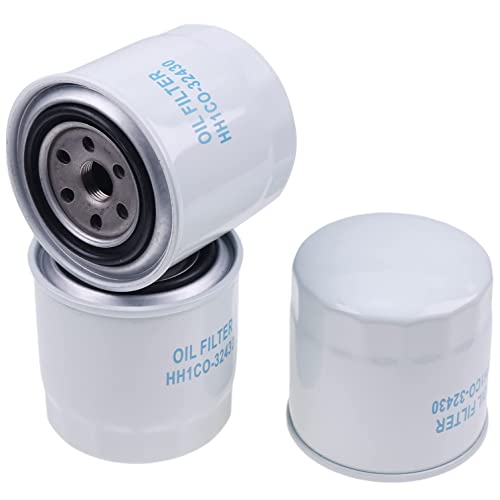 JZGRDN 3PCS Oil Filter HH1C0-32430 1C020-32430 Compatible with Kubota SSV65 SSV75 SVL75 SVL90 SVL95-2S KX080-3 KX91-3 M105 M108 M110 M5040 M6040 M7040 M8540 M9540 - Image 2