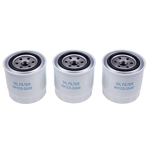 JZGRDN 3PCS Oil Filter HH1C0-32430 1C020-32430 Compatible with Kubota SSV65 SSV75 SVL75 SVL90 SVL95-2S KX080-3 KX91-3 M105 M108 M110 M5040 M6040 M7040 M8540 M9540 - Image 3