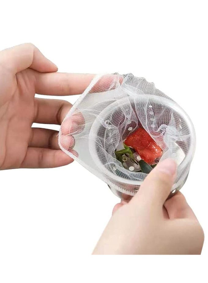 200PCS KITCHEN SINK STRAINER MESH BAG, DISPOSABLE MESH SINK FILTERS, 200 PCS DISPOSABLE MESH SINK STRAINER BAGS FOR COLLECTING KITCHEN FOOD WASTE LEFTOVER GARBAGE, WHITE