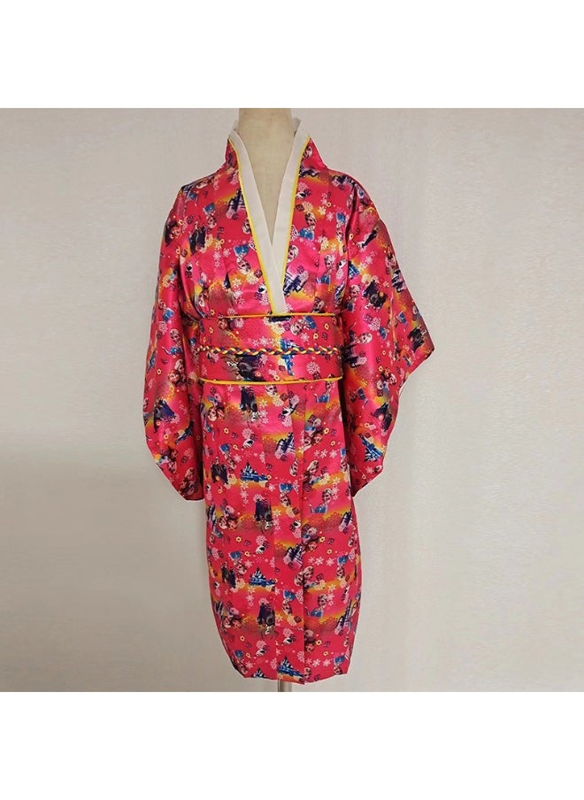 Al Aoyama - Al Aoyama japanese traditional dress kimono robe for kids girls costume - Image 1