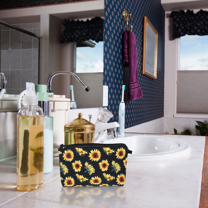 Portable Quilted Bag, Durable Zipper for Easy Travel Storage of Makeup and Essentials - Image 3