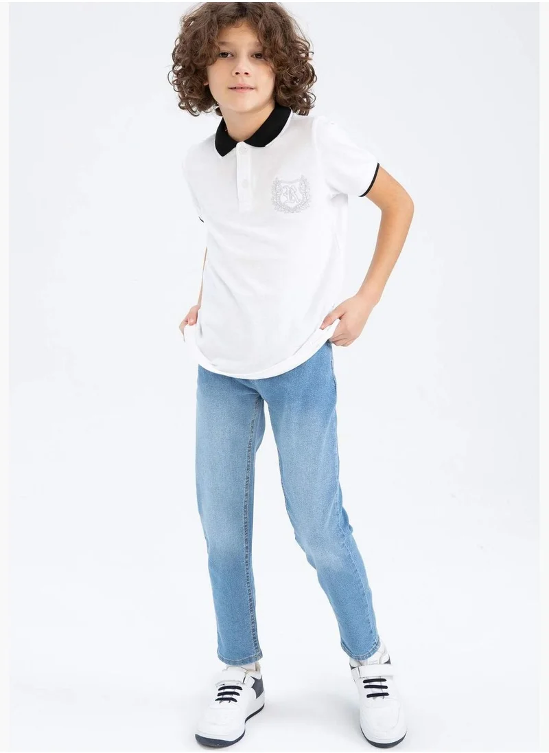 ديفاكتو Boy Slim Fit Denim Trousers