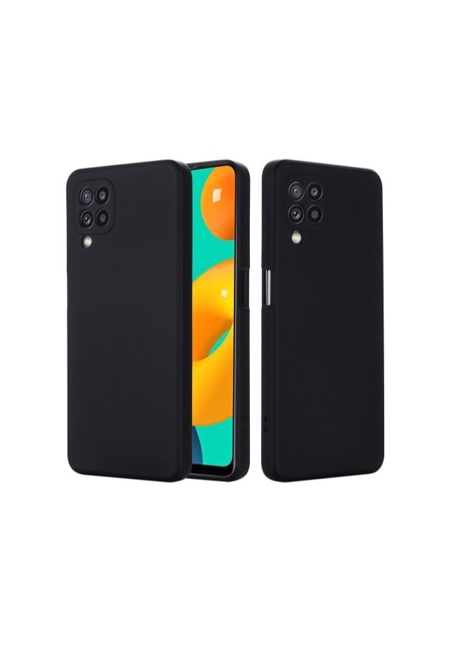 general Rubberised Matte Soft Silicone TPU with Camera Protection Flexible Back Case Cover for Samsung Galaxy M32 4G - Image 2