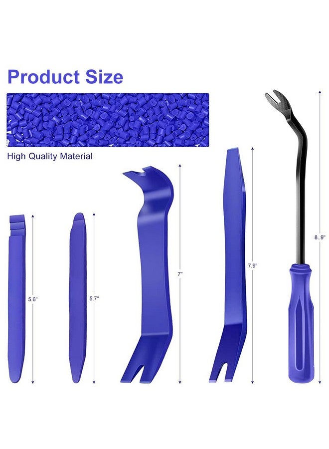 Supvox® 5Pcs Pry Tools For Car Auto Radio Door Clip Panel Trim Dash Audio, New Car Door Clip Panel No Scratch Dismantle Kits Versatile Professional Tool Set - Image 2
