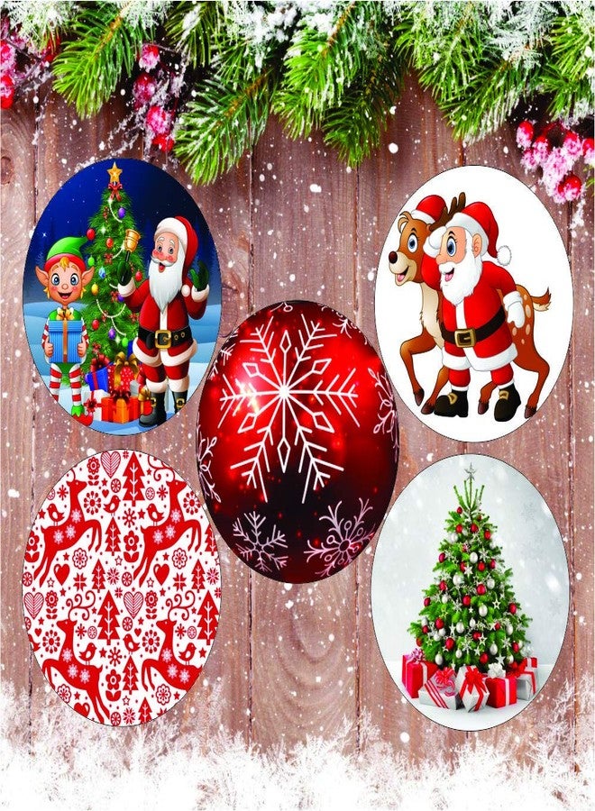 ROCKADEX - Dexcom G6 Christmas Theme precut Adhesive Patches, 5 Pack. - Image 1