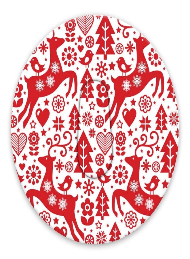 ROCKADEX - Dexcom G6 Christmas Theme precut Adhesive Patches, 5 Pack. - Image 2