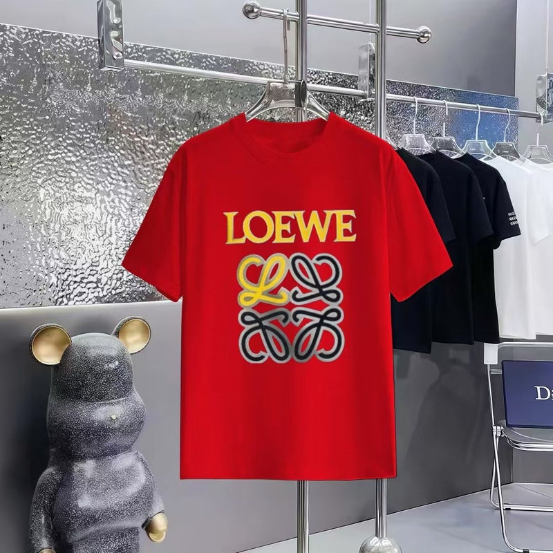 New High-End Embroidered Pure Cotton Short-Sleeve Unisex T-Shirt, Round Neck, Loose Fit, 260G Top, Trendy Collection - Image 3