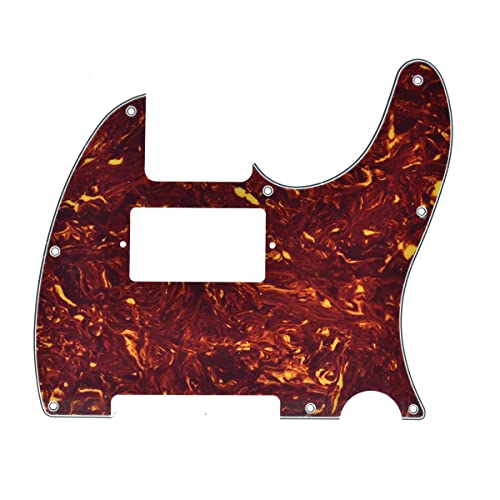 KAISH 8 Hole Tele Guitar Humbucker Pick Guard TL Pickguard for USA/Mexico Telecaster/Tele Vintage Tortoise - Image 3