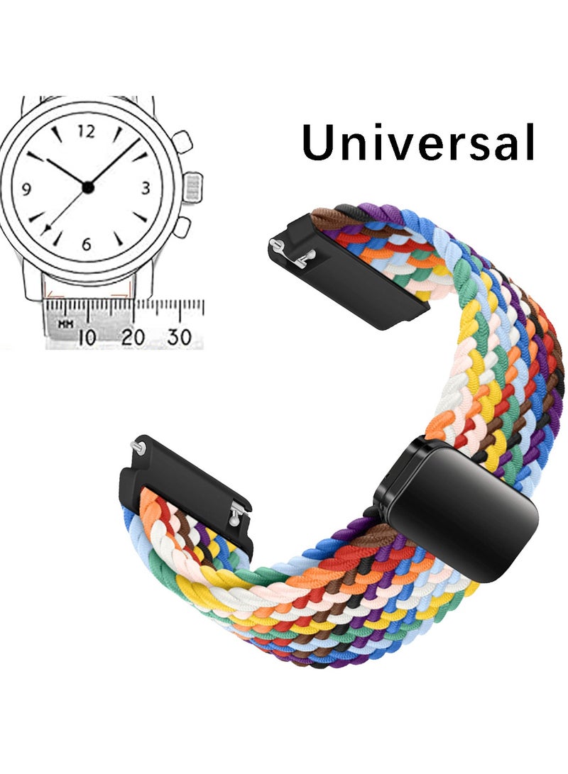 ACYYH Elastic Braided Nylon Watch Band, 22mm Width, Magnetic Clasp - Image 3