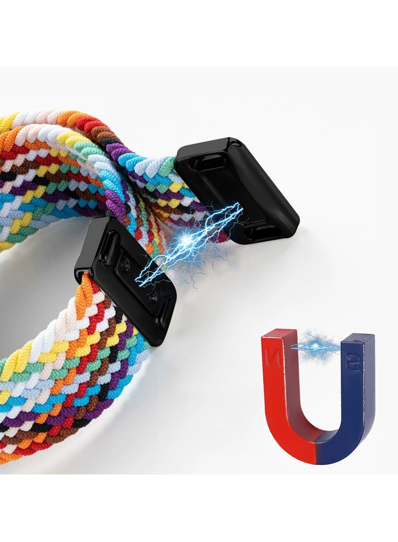 ACYYH Elastic Braided Nylon Watch Band, 22mm Width, Magnetic Clasp - Image 5