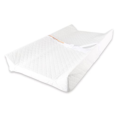 BBjixiang Baby Diaper Changing Table Pad with Waterproof Cover, Contour Changing Pad for Dresser Top 32”×16” - Image 1