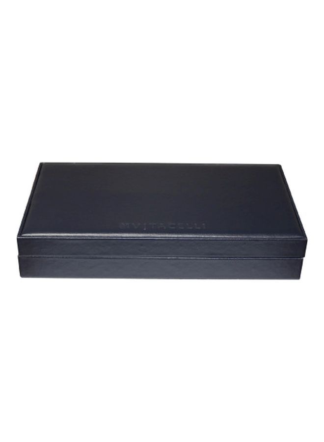 NIBEMINENT Dual Compartment Gift Box With Lid Navy Blue - Image 2
