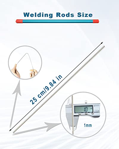Cloud Fire 25 Sticks Cloud Fire Brazing Rods ，Silver Solder 15% ，9.84" x0.04"Silver Brazing rods for Brass welding Aluminum Tube Packaging - Image 4