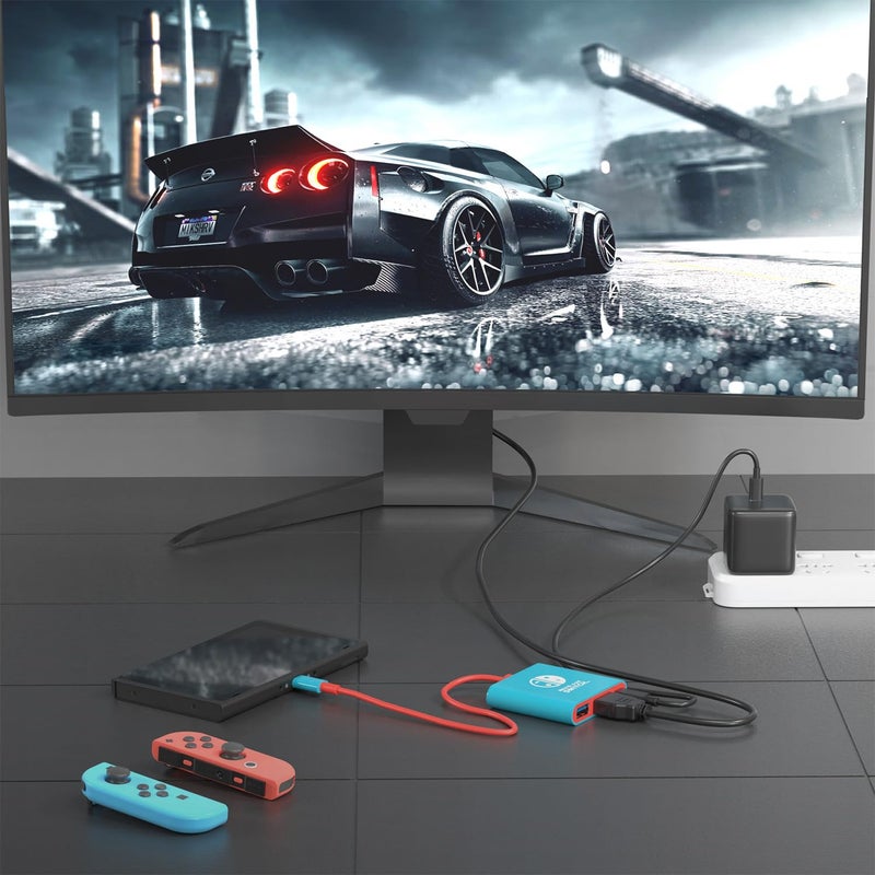 BIYTC Switch Dock Compatible with Nintendo Switch Docking Station Portable Switch TV Adapter Support 4K/30HZ Switch OLED Switch Travel Dock with HDMI2.0 USB3.0 Port (NOT Work for Switch 2) - Image 4