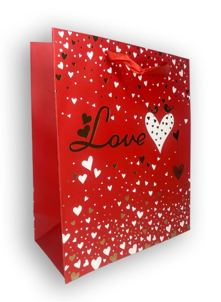 Share the Love Elegant Red Love Gift Bag – Ideal for Special Occasions and Thoughtful Presents  - Image 2