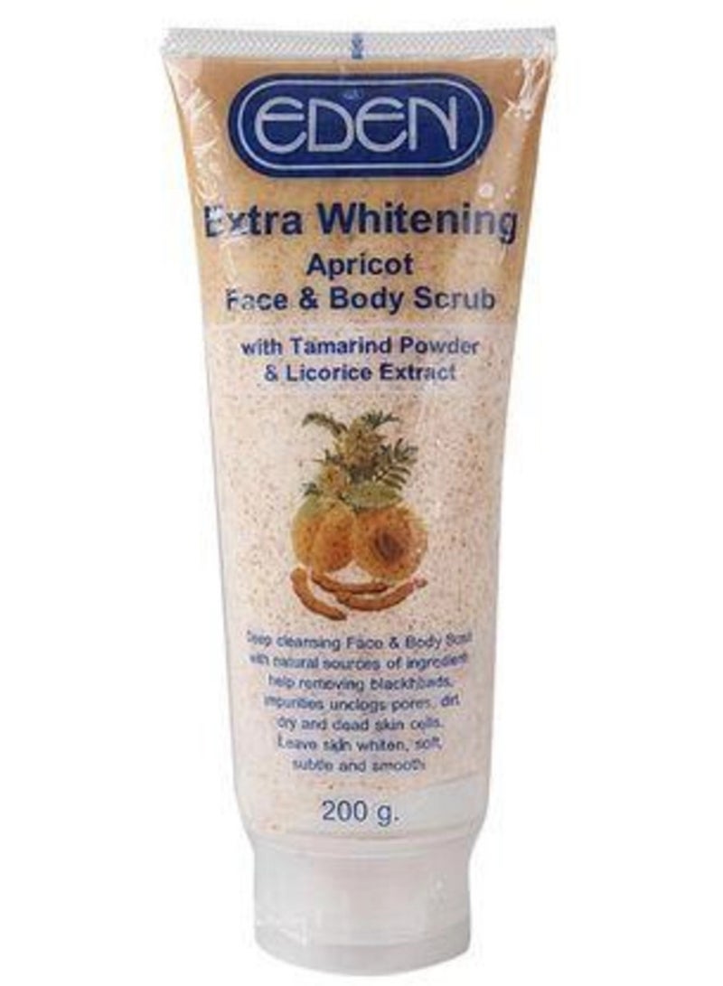 Extra Whitening Face & body scrub 200g