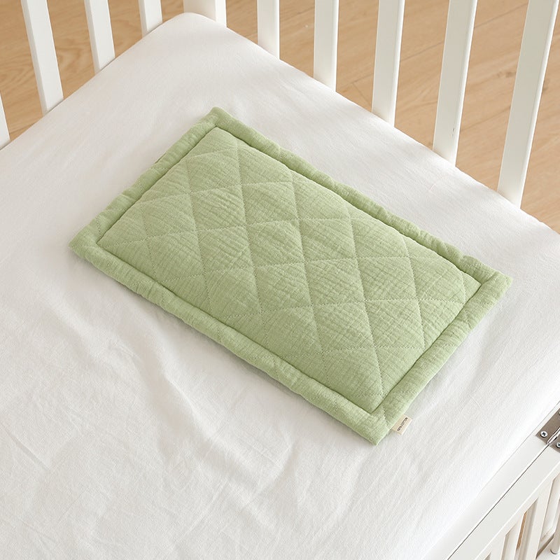 Children'S Special Baby Pillow Cotton Gauze Kindergarten Pillow Newborn Baby Shaped Pillow Breathable Cotton Clip - Image 1