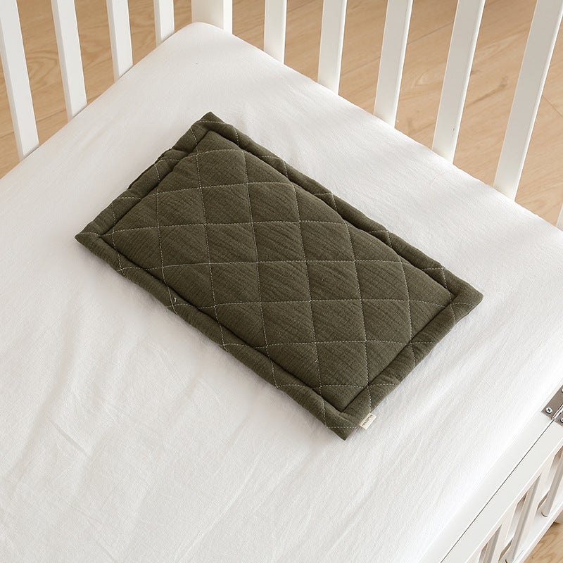 Children'S Special Baby Pillow Cotton Gauze Kindergarten Pillow Newborn Baby Shaped Pillow Breathable Cotton Clip - Image 5