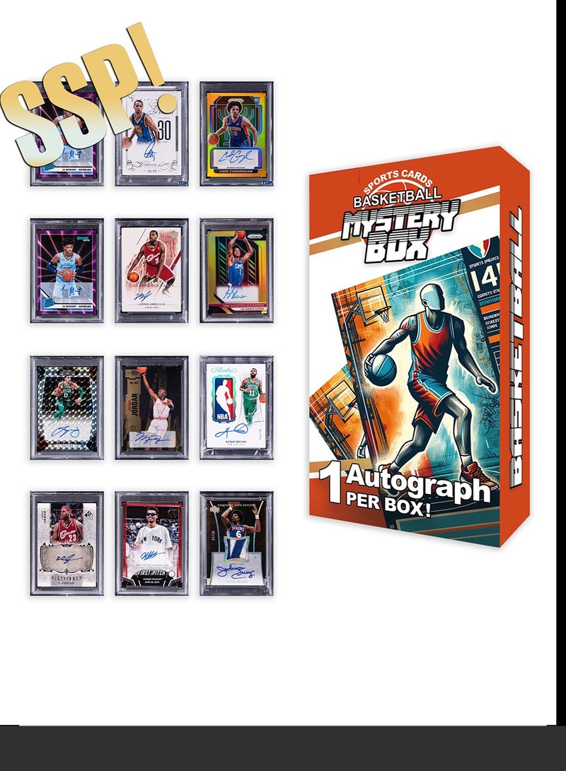 Limited edition basketball card blind box 10 basketball cards - contains autographed cards of famous basketball stars - Image 2